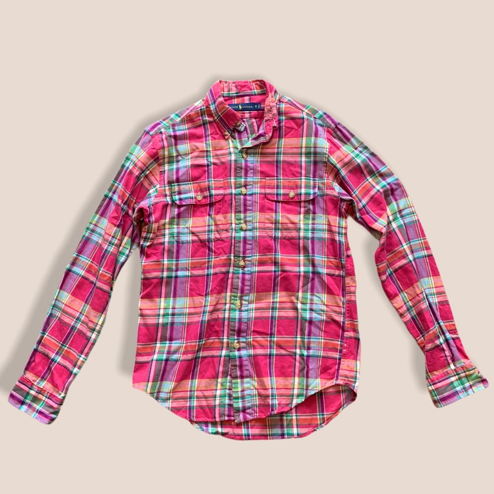 Men’s S Ralph Lauren Plaid Button Down